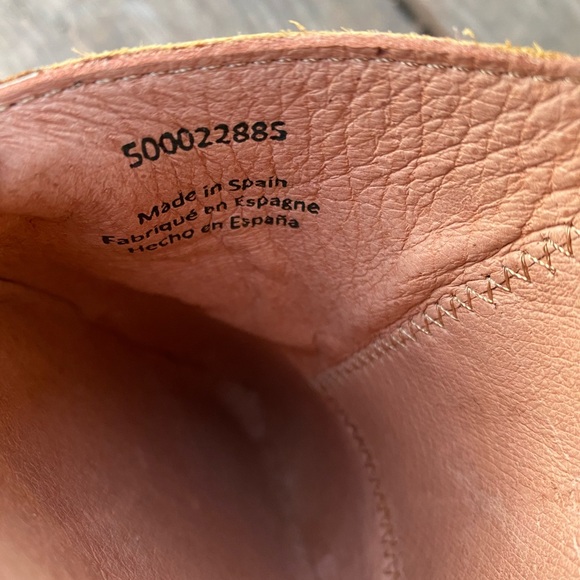 Free People Royale D'Orsay Point Flats Leather EU 39 US 8.5 Classic Academia Tan - Picture 9 of 11